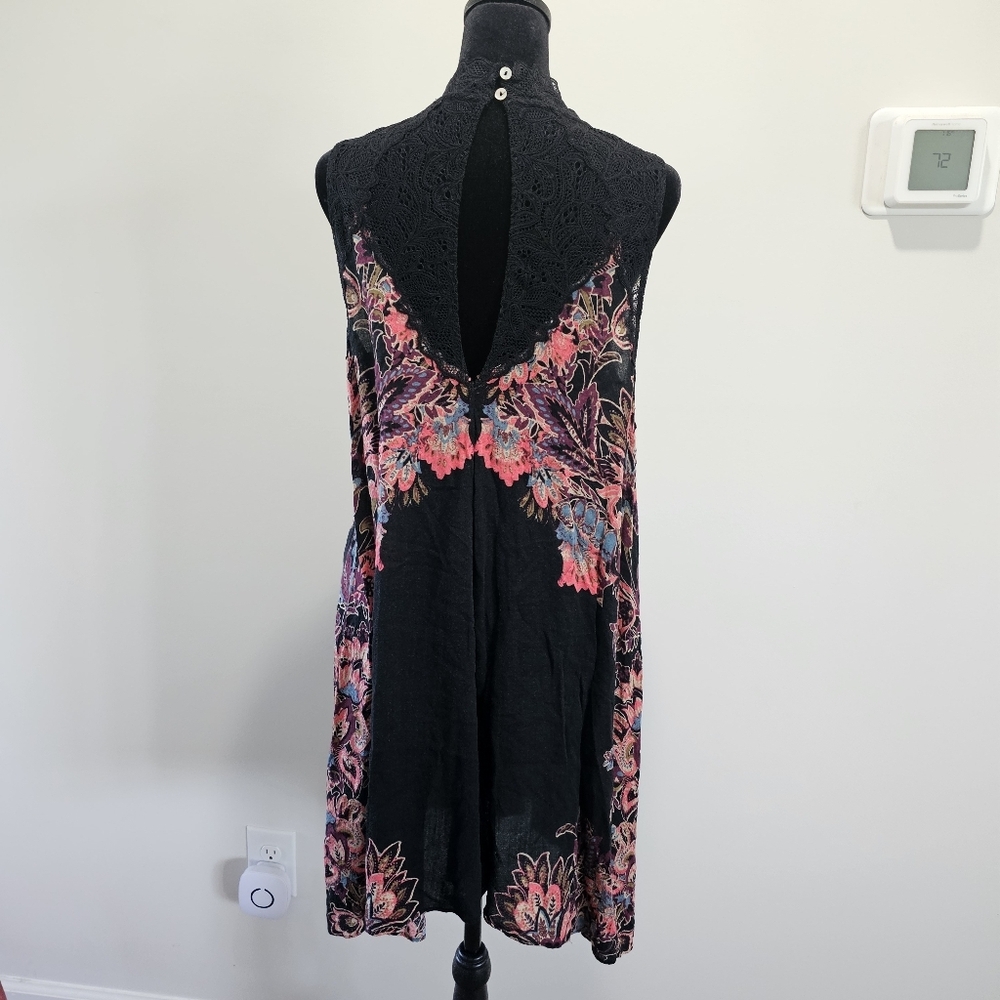 Intimately Free People Marsha Trapeze Swing Slip  Dress Size Medium Whimsigoth - Picture 6 of 12